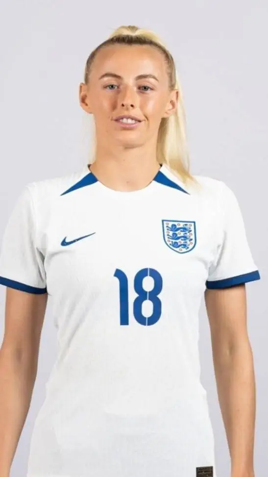 ai character: chloe kelly  background