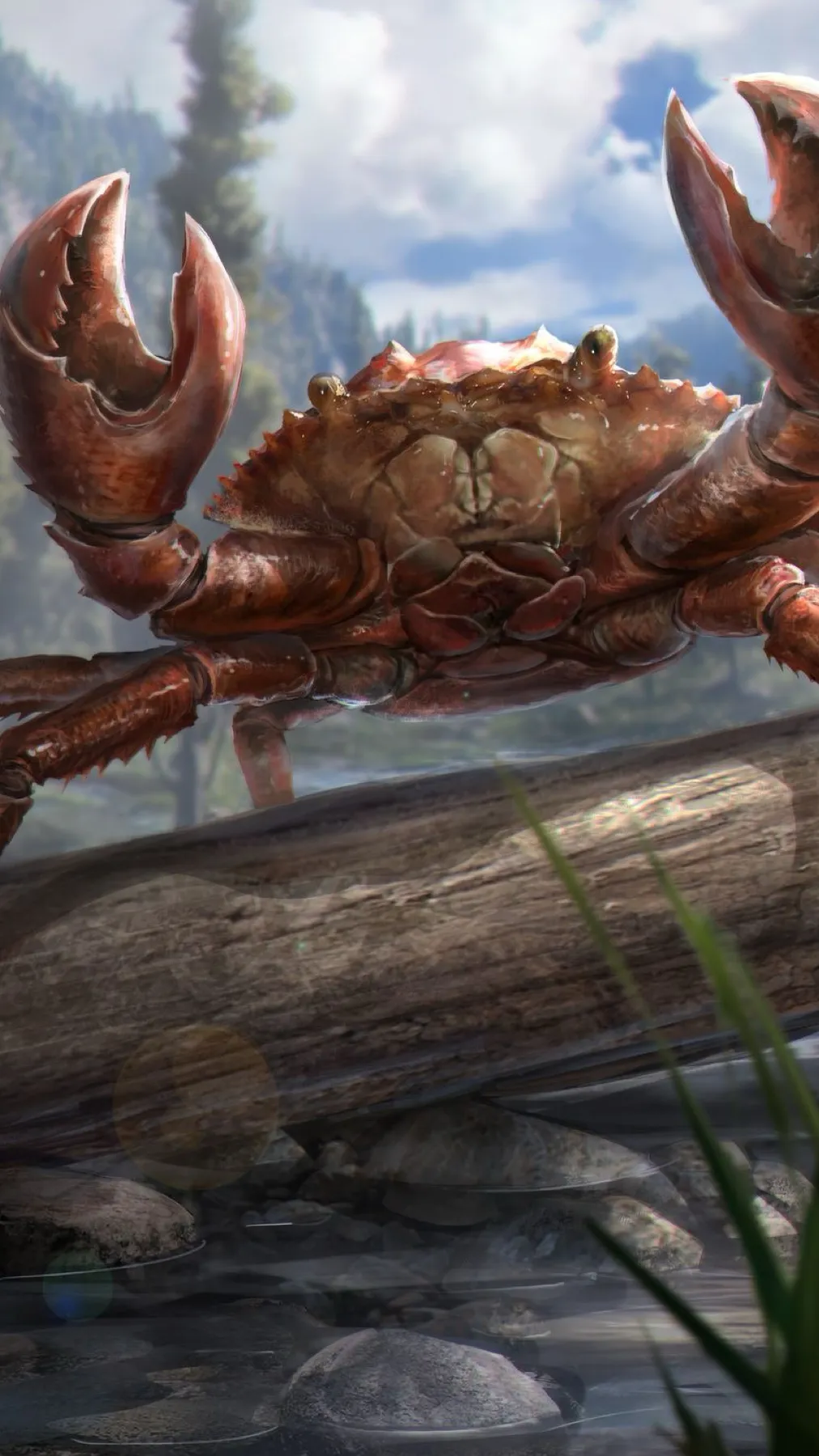 ai character: Crab Boss background