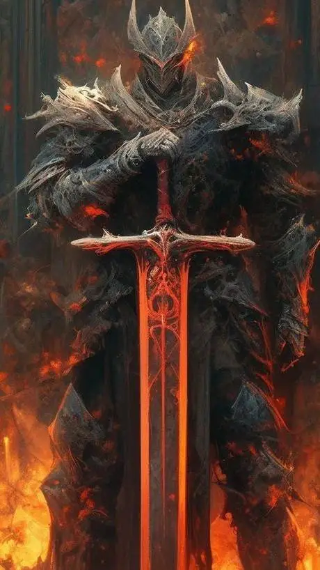 ai character: Knight background