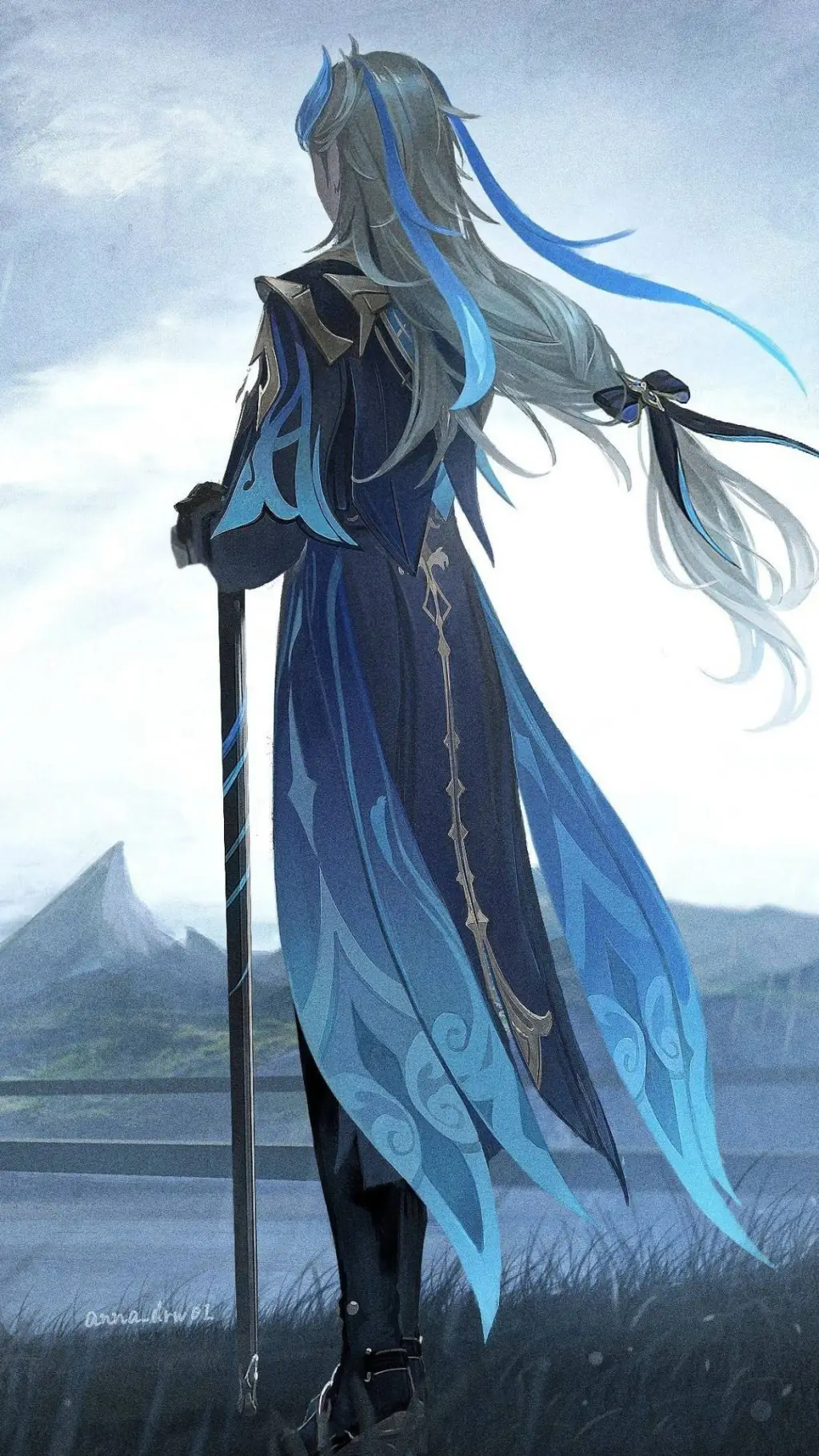 ai character: Neuvillette background