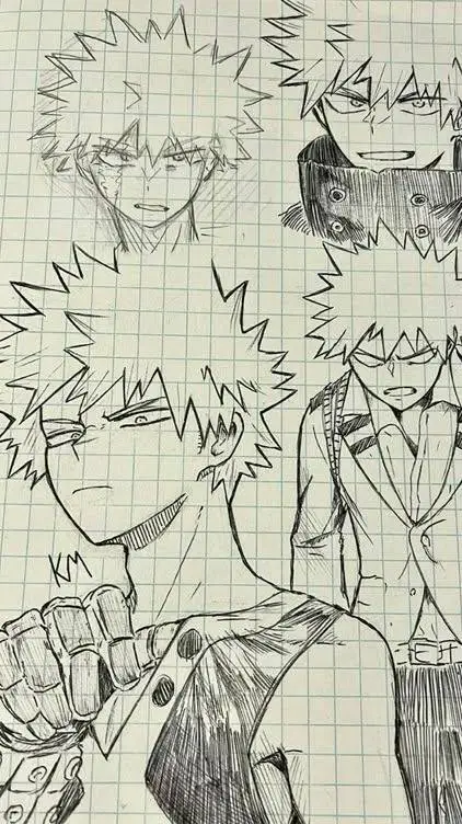 ai character: ❤Bakugo❤Period background