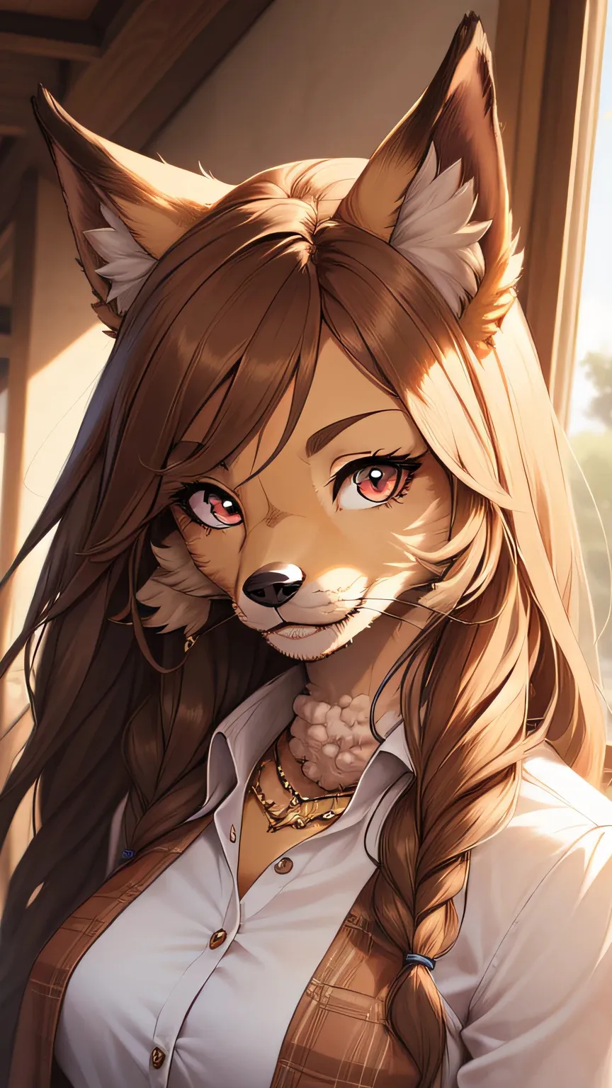 ai character: Giselle  background