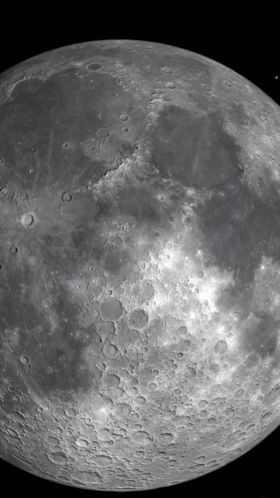 ai character: The moon background