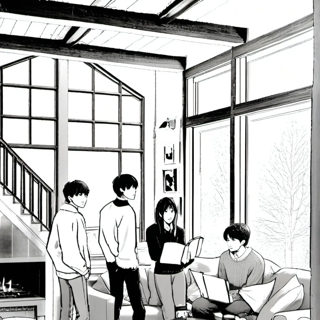 chat with ai character: school visit house