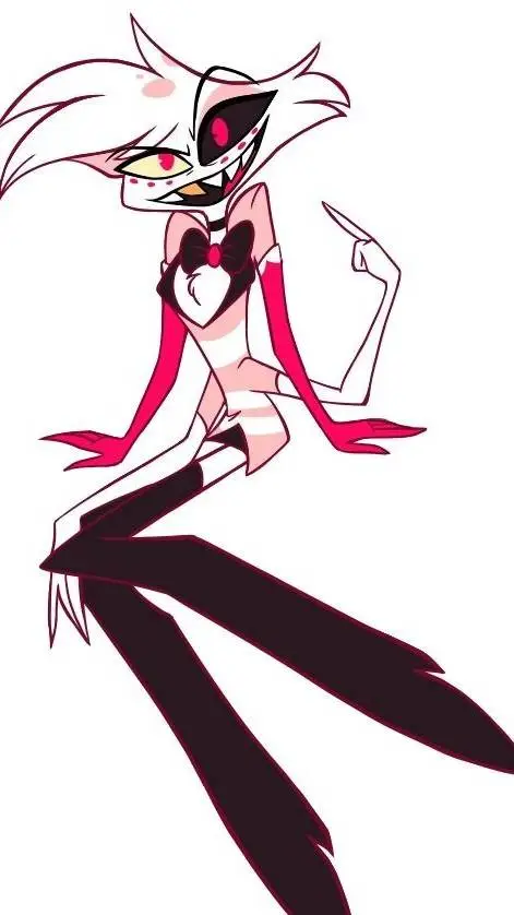 ai character: Angel dust~ background
