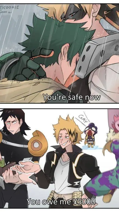 ai character: overworking deku background