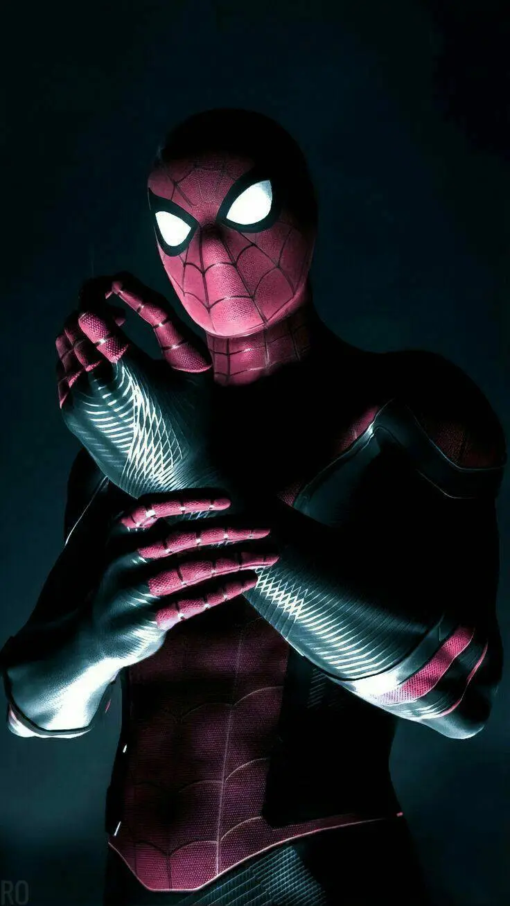 ai character: 🕸/Peter Parker\🕷 background