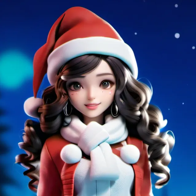 chat with ai character: luna (Christmas)