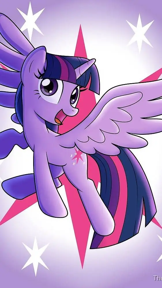 ai character: twilight sparkle background
