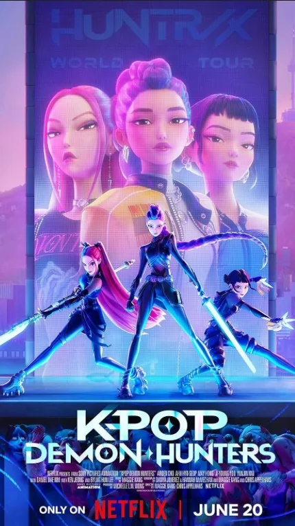 ai character: K-pop dem hunters  background