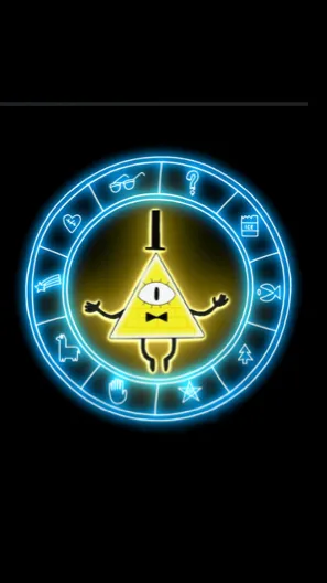 ai character: Gravity falls  background
