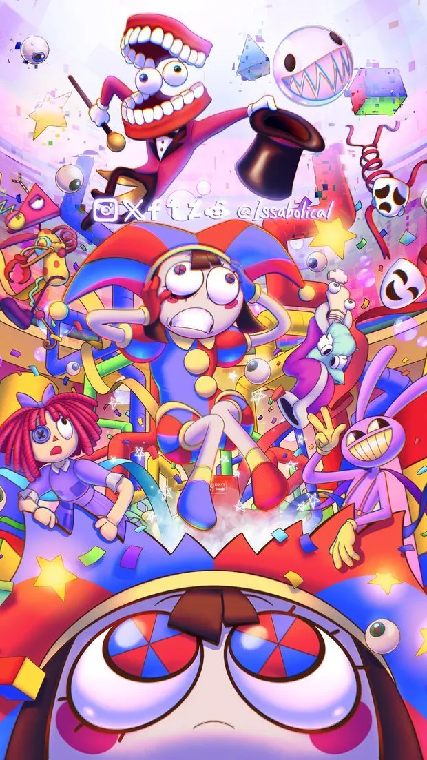 ai character: TADC! Halloween  background