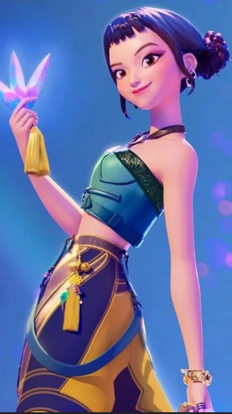 ai character: Zoey(fighter💋) background