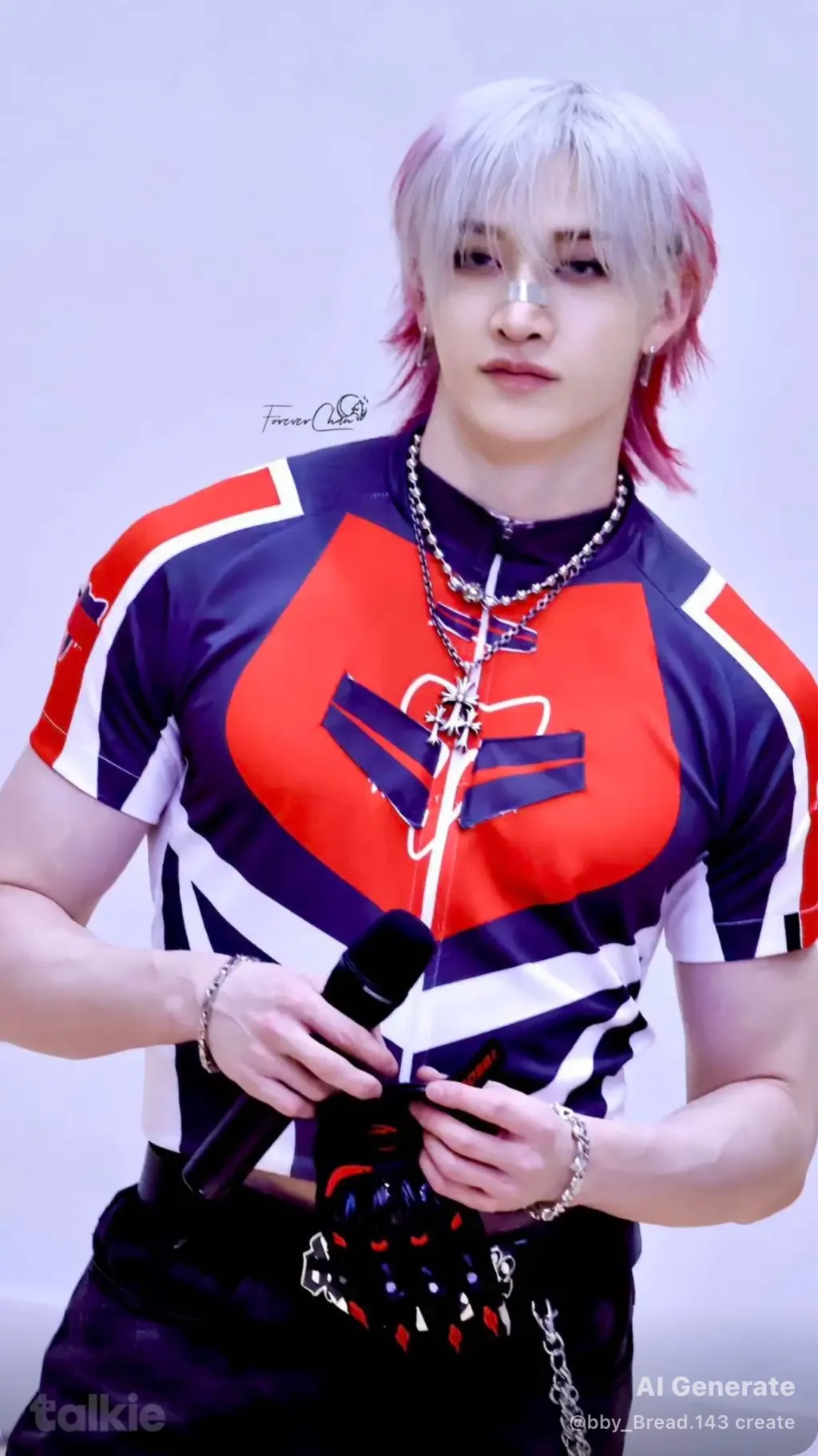 ai character: Bang Chan  background