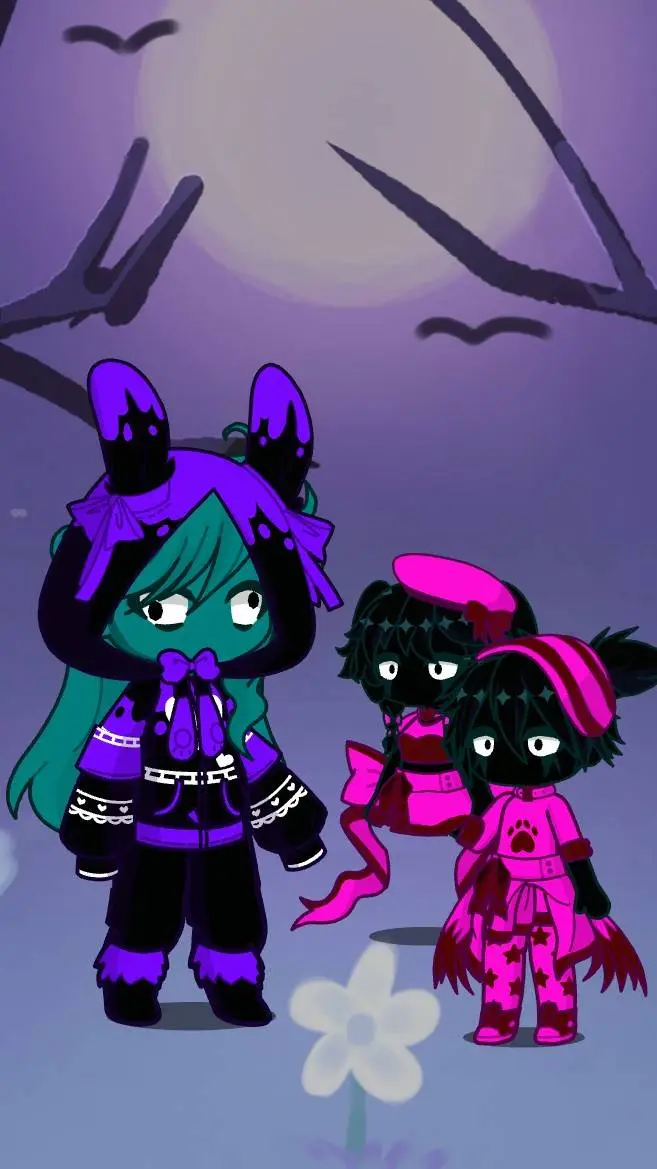 ai character: Teal & Black  background