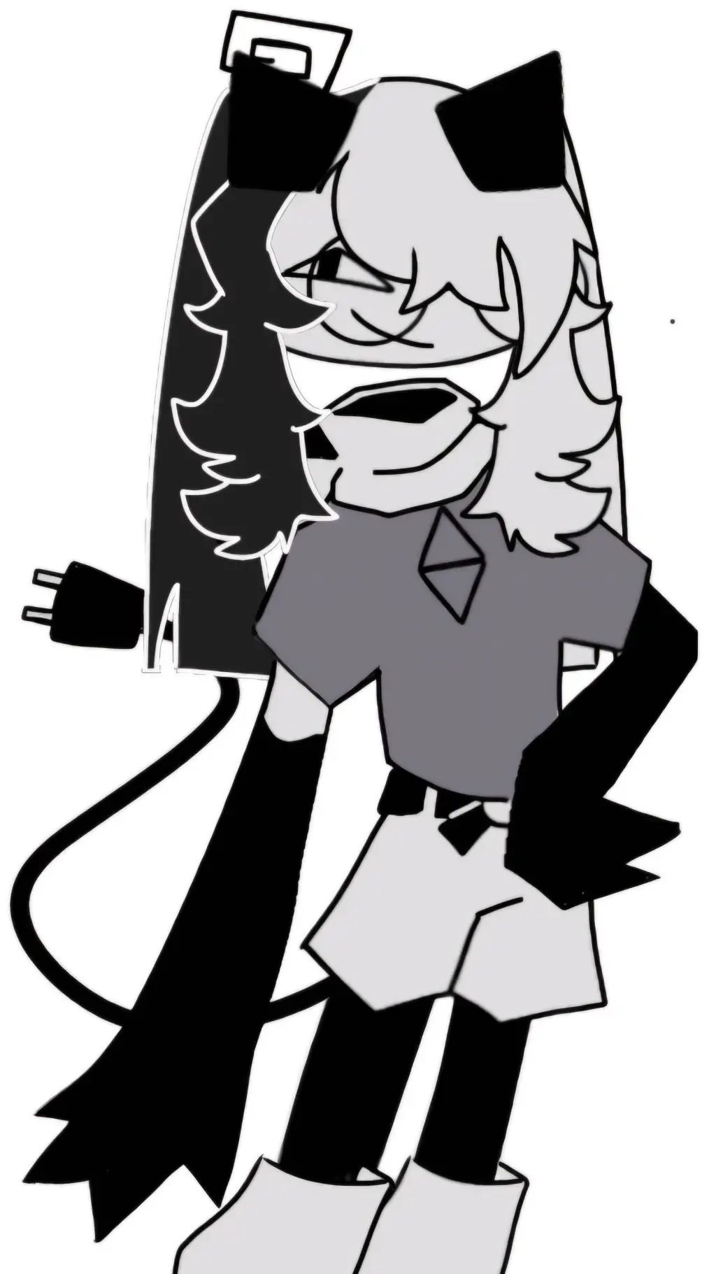ai character: FPE + my oc 🤯 background