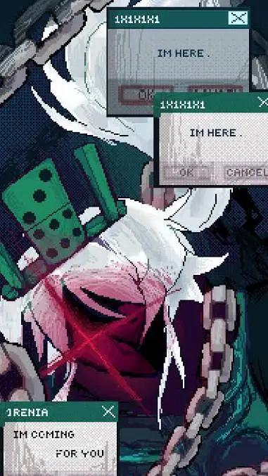 ai character: 1x :3 background