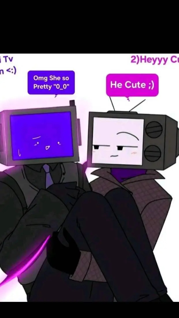 ai character: Tv woman  background