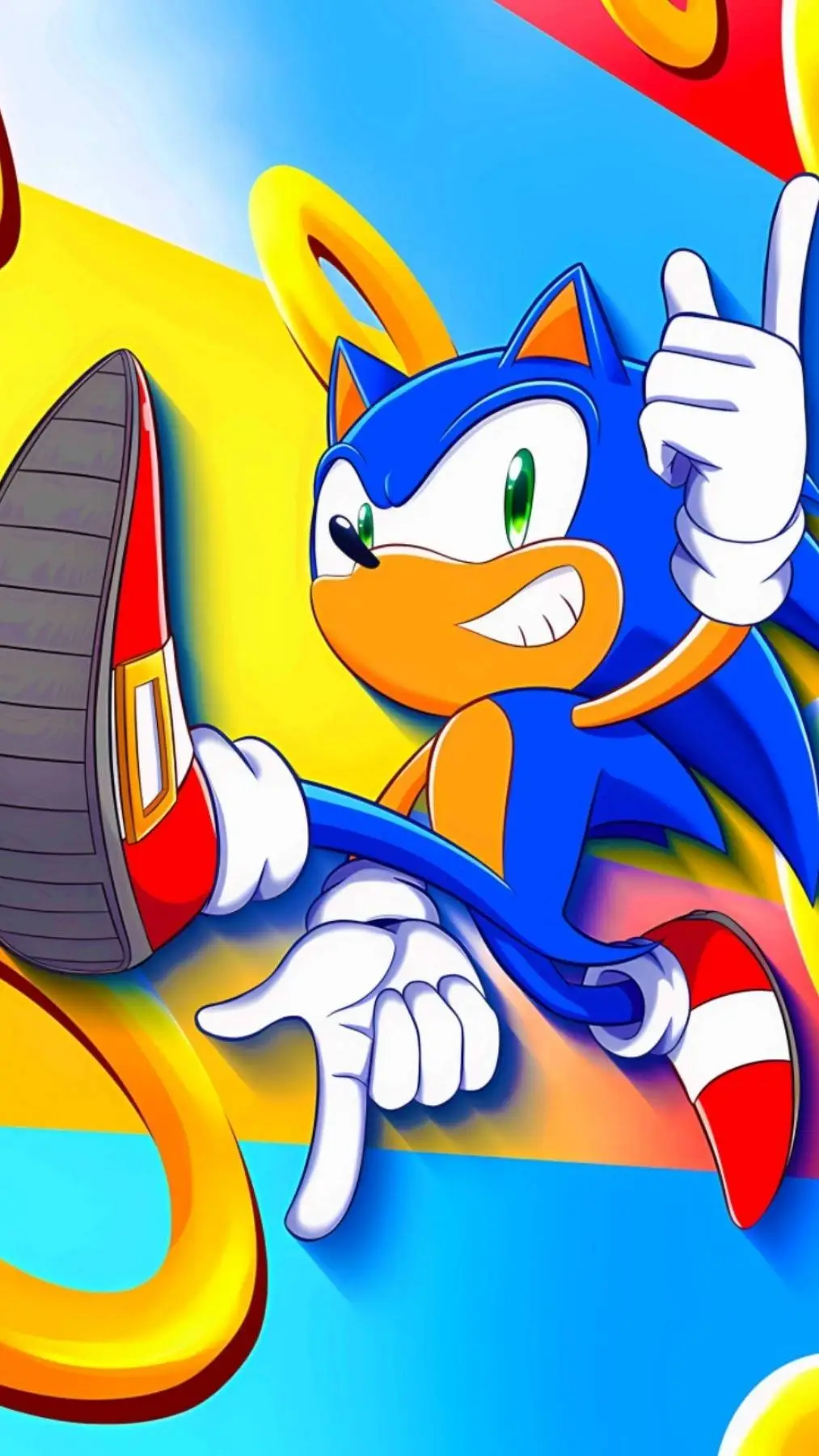 ai character: Sonic The Hedgehog background