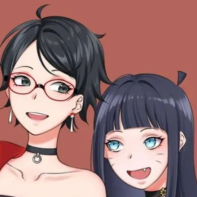 chat with ai character: Sarada & Himawari 
