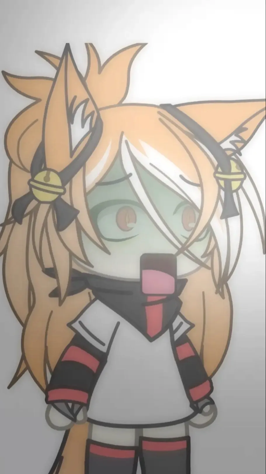 ai character: Yuna alien fox🤮 background