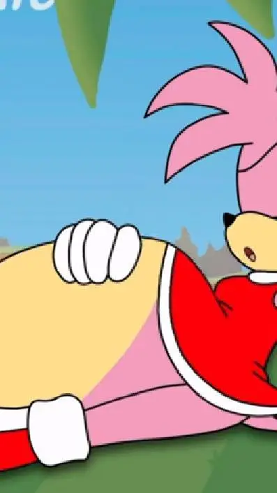 ai character: Amy Rose vore background