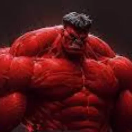 chat with ai character: Red Hulk
