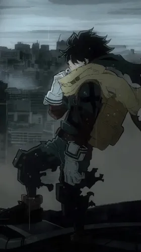ai character: Vigilante Deku background