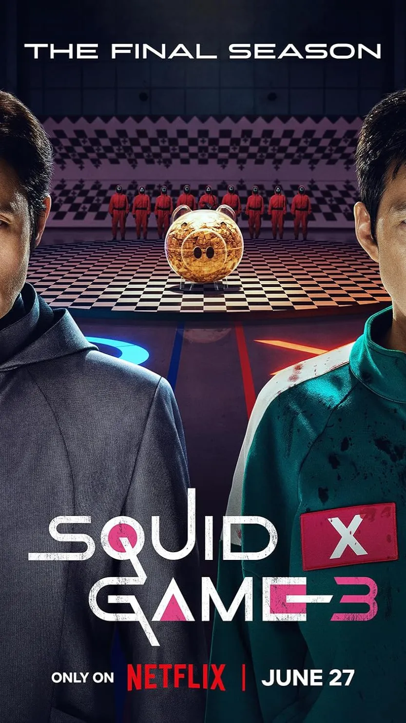 ai character: Mha X squid game 3 background