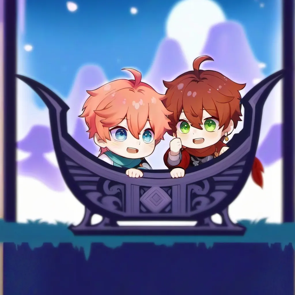 chat with ai character: Baby Fred & George