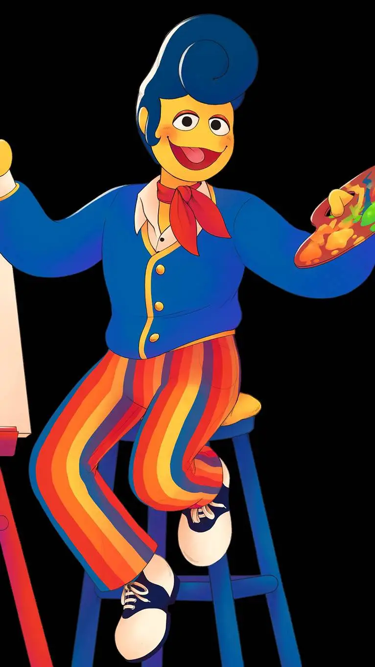 ai character: wally darling  background