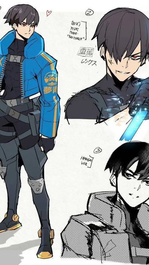 ai character: Kuro background