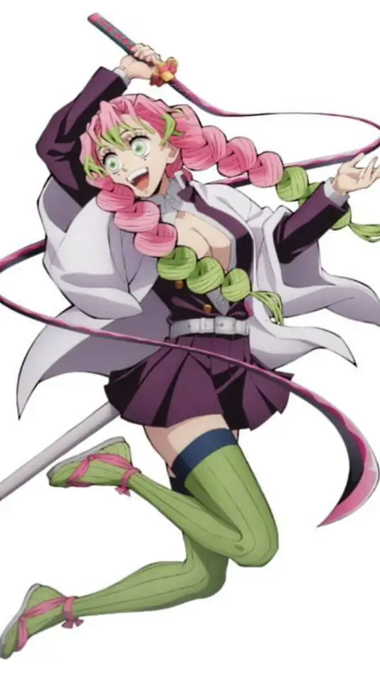 ai character: Mitsuri kanroji background