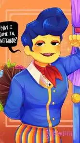 ai character: wally darling  background