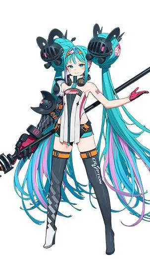 ai character: Racing Miku  background
