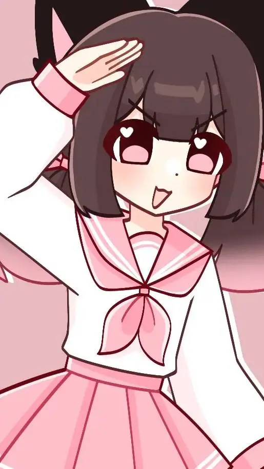 ai character: meowbah 🌸🎀🩷 background