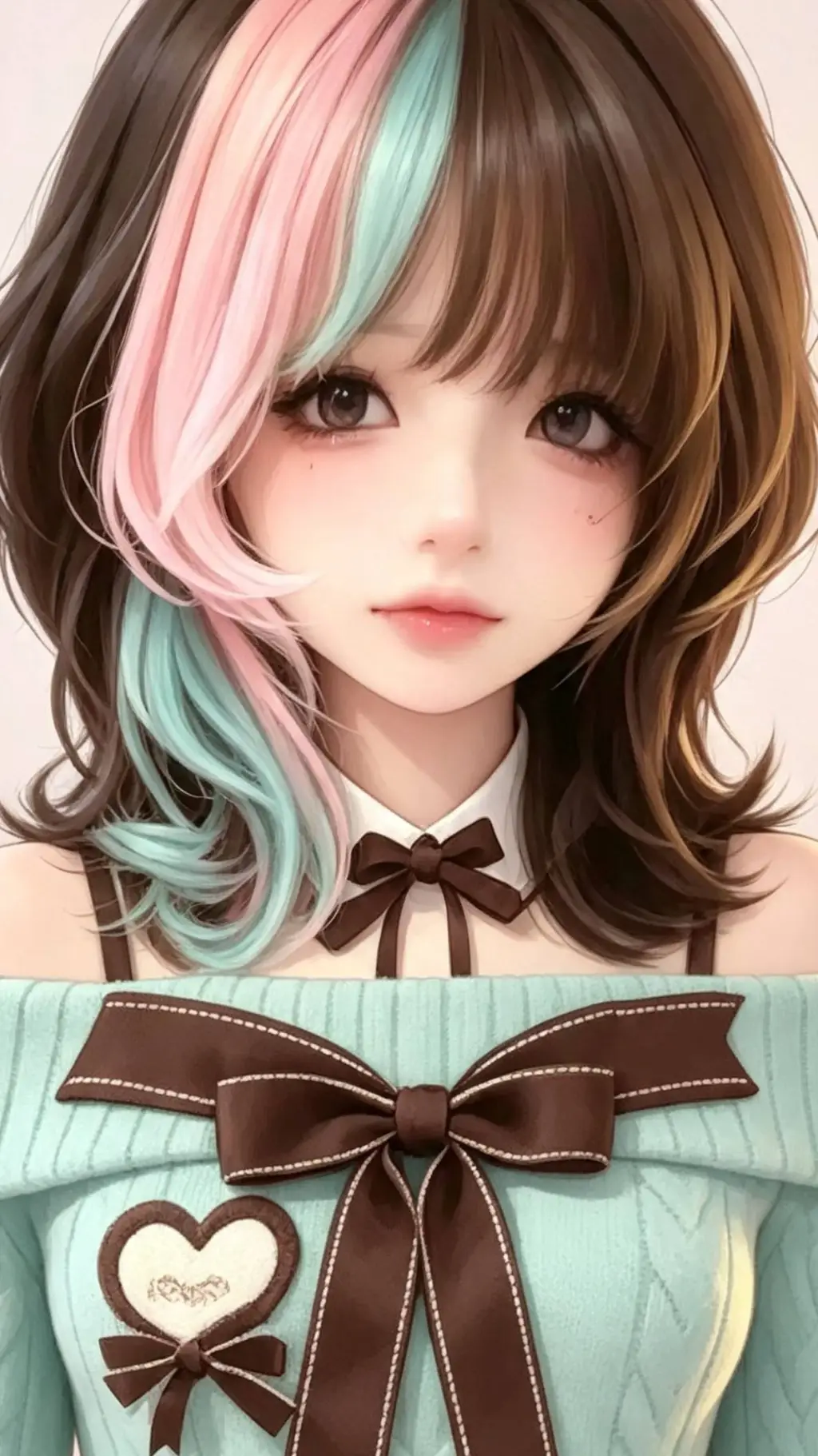 ai character: Lumi🍥🌈 background