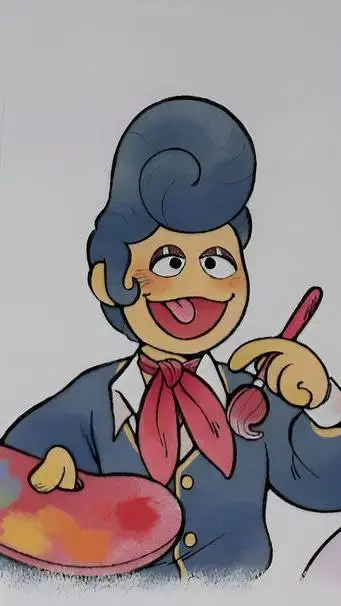 ai character: wally Darling  background