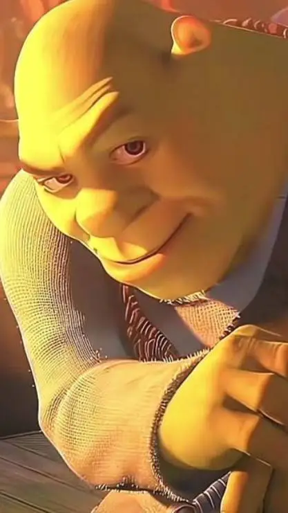 ai character: Shrek  background