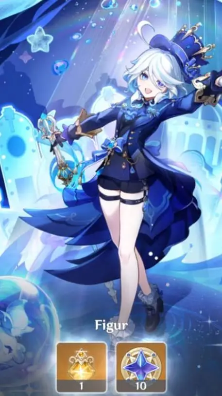 ai character: Furina background