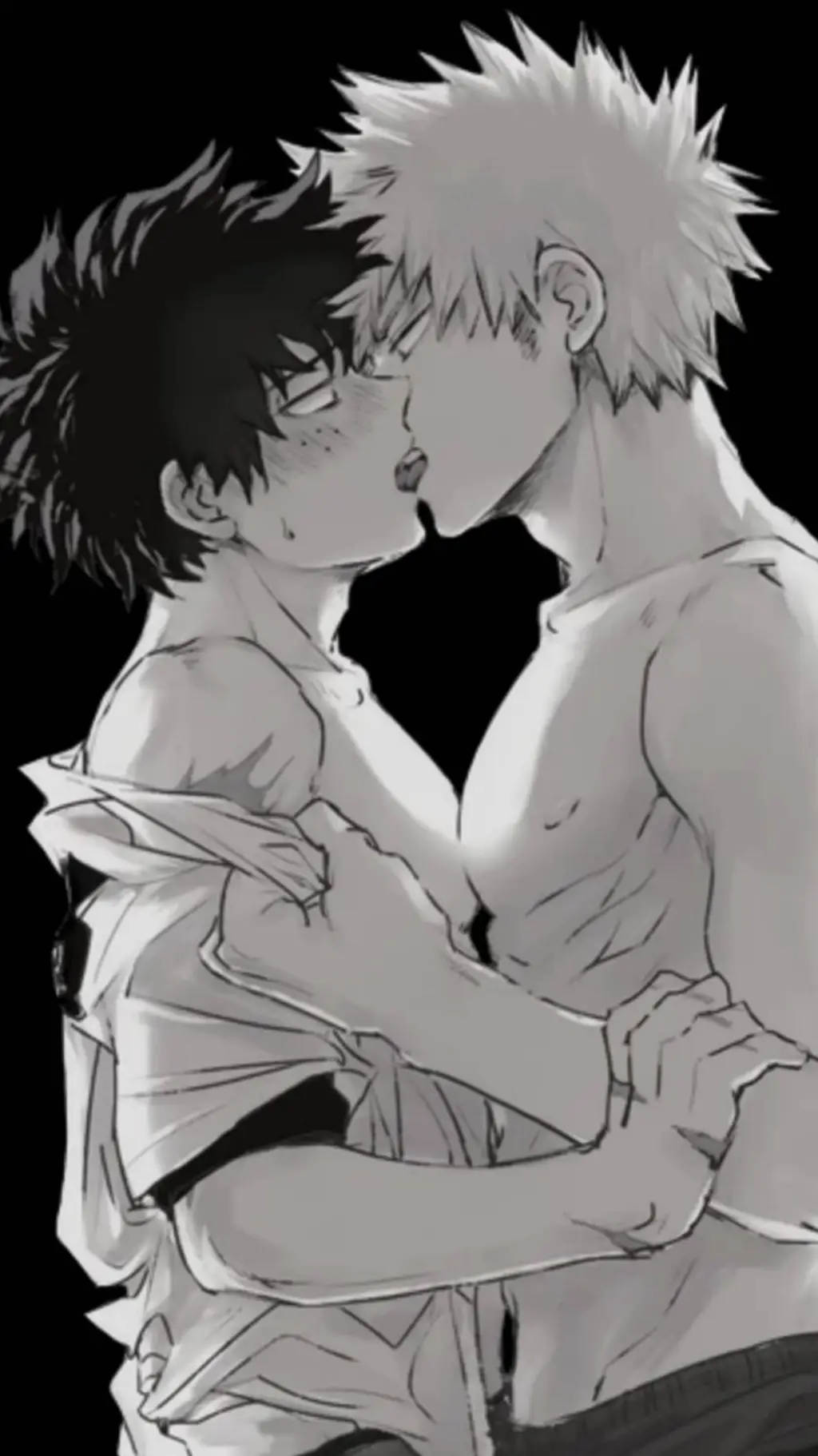 ai character: bakudeku.......... background