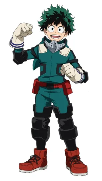 ai character: Deku background