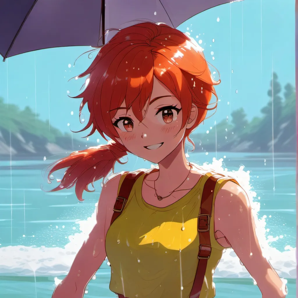 chat with ai character: Misty (wet)