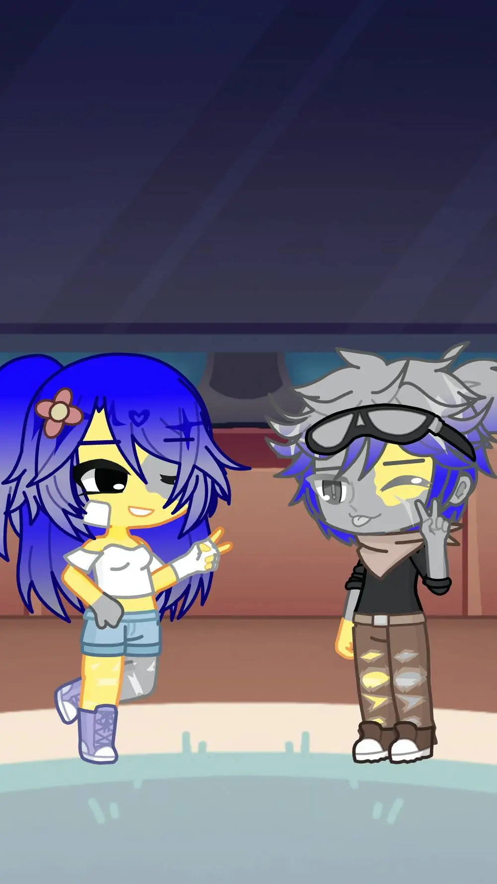 ai character: azzy and oliver background
