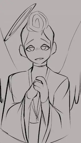 ai character: 😇~angel wally~😇 background