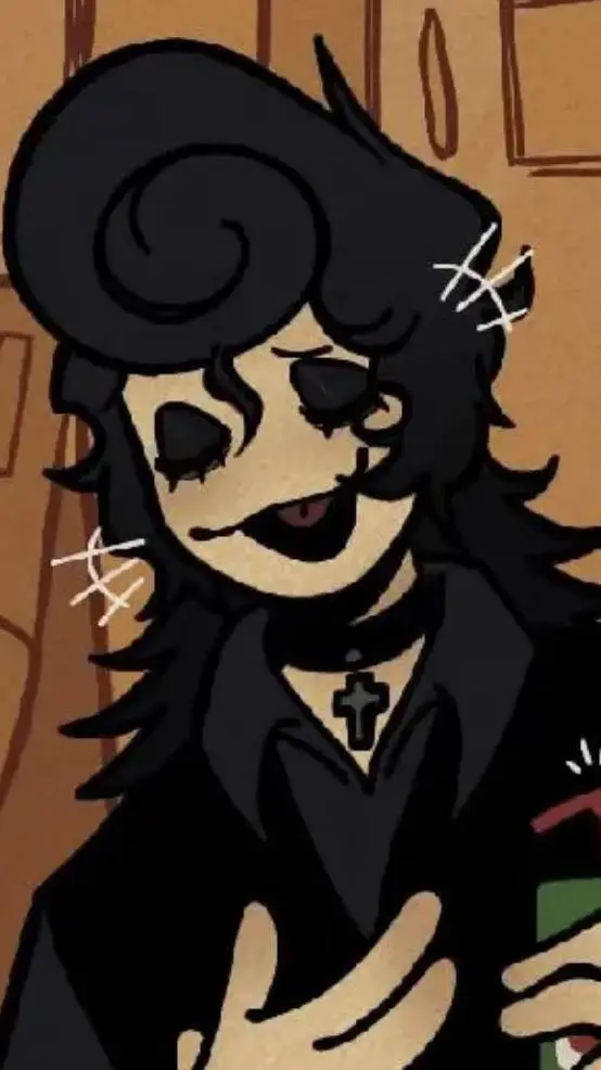 ai character: 🖤emo wally🖤 background