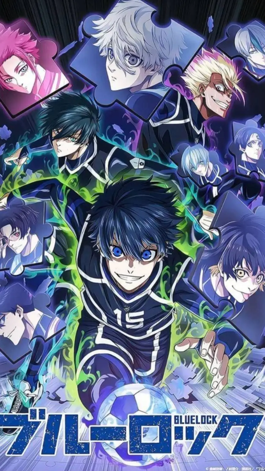 ai character: - Blue - Lock -  background