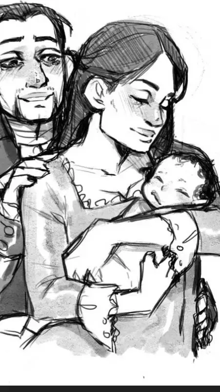 ai character: Baby Hamilton au! background