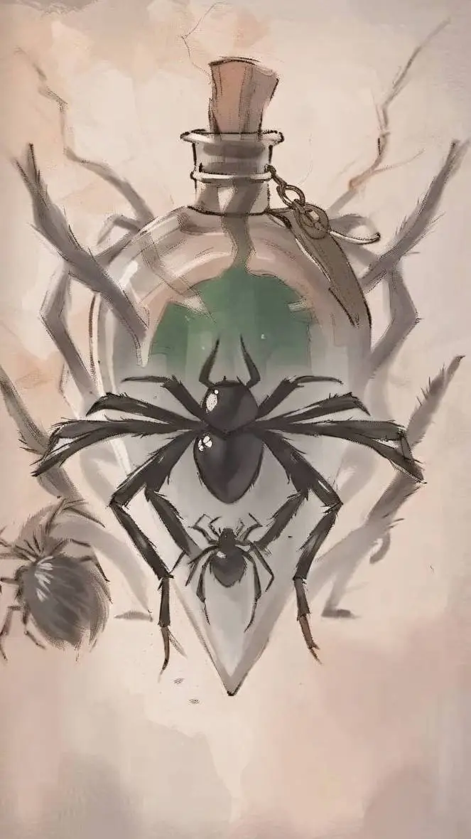 ai character: potion spiders  background