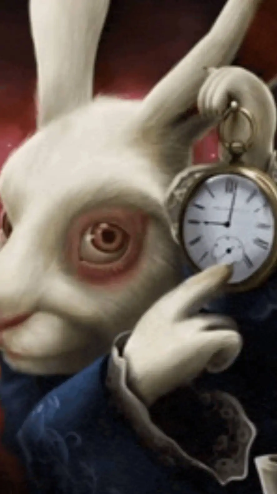 ai character: time is ticking. background